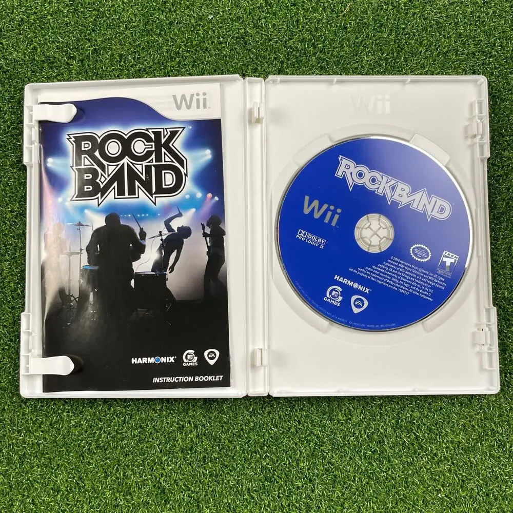 Rock Band (Nintendo Wii) Complete CIB Tested